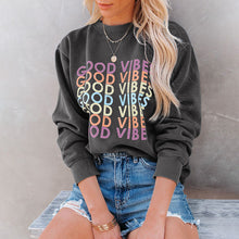 Load image into Gallery viewer, Good Vibes Crew Sweater
