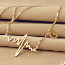 Load image into Gallery viewer, Love Heartbeat Necklace
