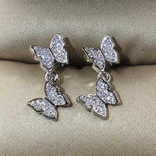 Load image into Gallery viewer, Butterfly Diamond Earrings
