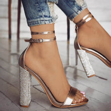 Load image into Gallery viewer, Rhinestone High Heels
