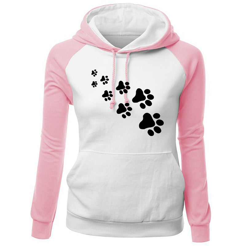 Dog Paw Print Hoodie