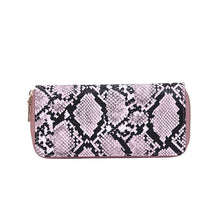 Load image into Gallery viewer, Snake Print Zipper Wallet
