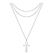 Load image into Gallery viewer, Cross Layered Necklace
