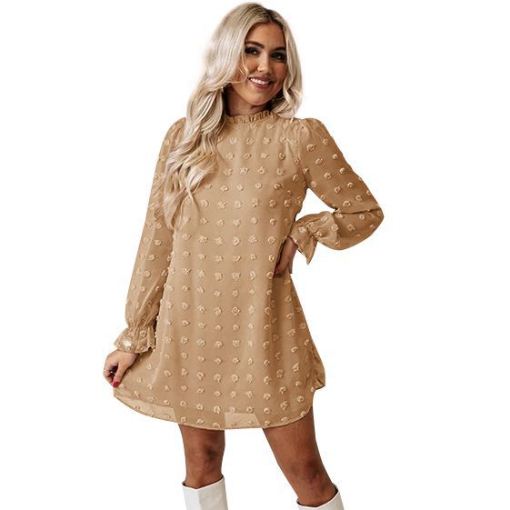 Babydoll Lace Long Sleeve Dress