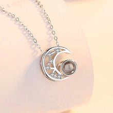 Load image into Gallery viewer, Star Moon Projection Customized Photo Necklace
