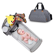 Load image into Gallery viewer, Convertible Changing Table Pad  with Multi-Purpose Travel Diaper Bag
