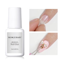 Load image into Gallery viewer, Glitter Nail Polish Glue With Brush Transparent Multifunctional Glue

