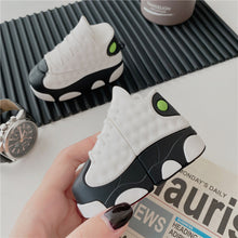 Load image into Gallery viewer, Creative Stereo Black and White Sneakers Bluetooth Wireless Earphone Protective Cover
