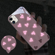 Load image into Gallery viewer, Love Luminous Glass Phone Case
