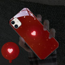 Load image into Gallery viewer, Love Luminous Glass Phone Case
