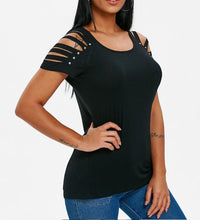 Load image into Gallery viewer, Fashion Casual All Match Off Shoulder Top
