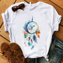 Load image into Gallery viewer, American Flower Dream Catcher T-Shirt
