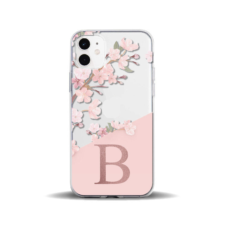 Peach Blossom Letter Phone Case