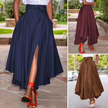 Load image into Gallery viewer, Vintage Zipper Long Maxi Skirt
