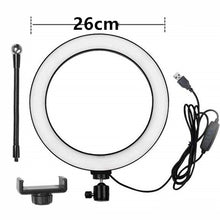 Load image into Gallery viewer, Ring Light With Mobile Phone Holder With Remote Control
