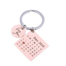 Load image into Gallery viewer, Personalized Calendar Keychain
