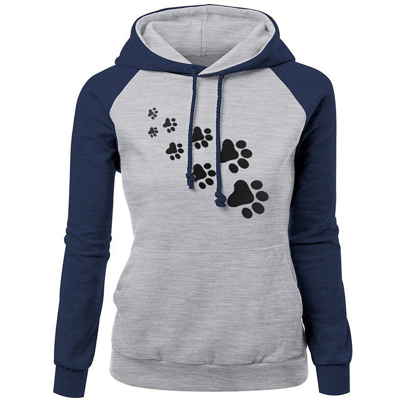 Dog Paw Print Hoodie