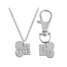 Load image into Gallery viewer, Best Friend Dog Bone Pendant Necklace Set
