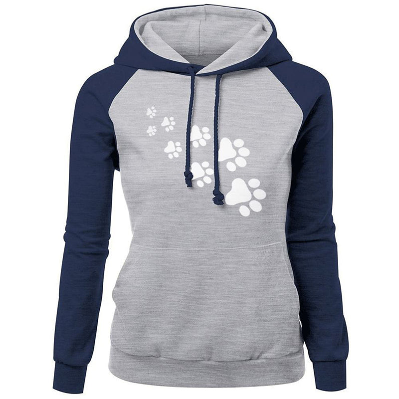 Dog Paw Print Hoodie