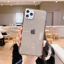 Load image into Gallery viewer, Compatible with Apple, Transparent Glitter Soft Case For iPhone
