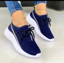Load image into Gallery viewer, Stripe Sneakers For Women Sports Shoes
