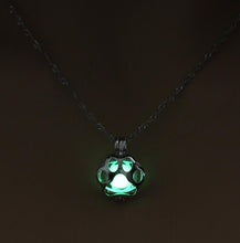 Load image into Gallery viewer, Paw Glow in The Dark Necklace
