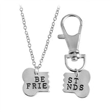 Load image into Gallery viewer, Best Friend Dog Bone Pendant Necklace Set
