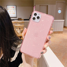 Load image into Gallery viewer, Compatible with Apple, Transparent Glitter Soft Case For iPhone
