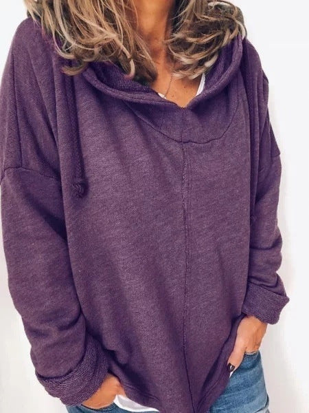 Casual Long Sleeve Pullover Hoodie