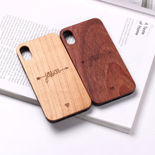 Load image into Gallery viewer, Compatible with Apple , Solid wooden phone case
