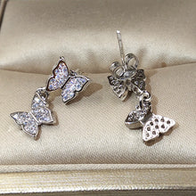 Load image into Gallery viewer, Butterfly Diamond Earrings
