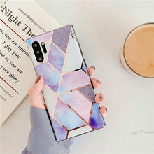 Load image into Gallery viewer, Stitching marble pattern phone case
