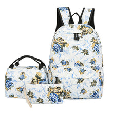 Load image into Gallery viewer, Floral Three-Piece Backpack
