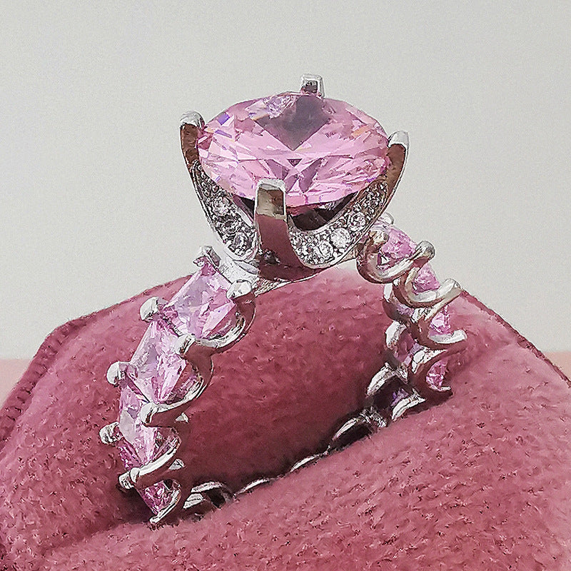 Full Diamond Super Sparkling Engagement Ring For Women