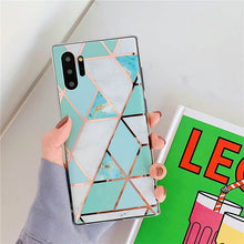 Load image into Gallery viewer, Stitching marble pattern phone case
