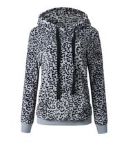 Load image into Gallery viewer, Leopard Print Pocket Hoodie
