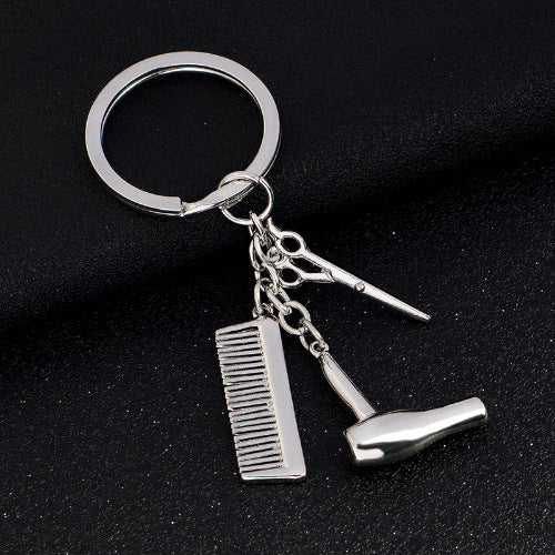 Hairdresser Tools Keychain