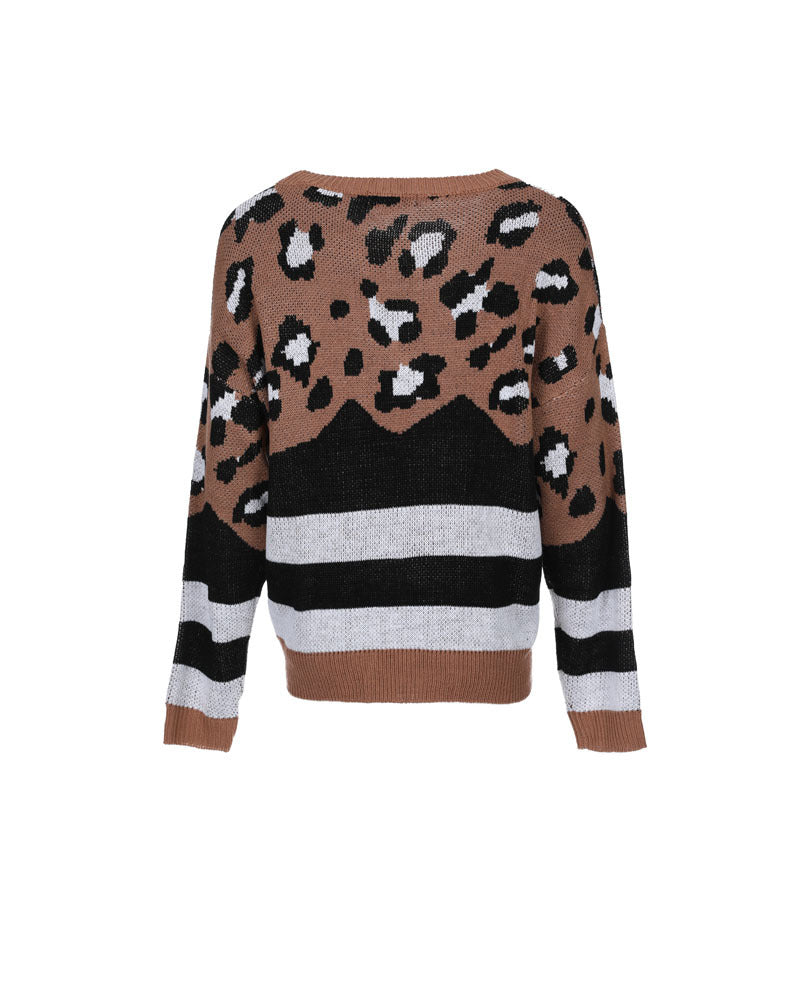 Leopard Print Sweater