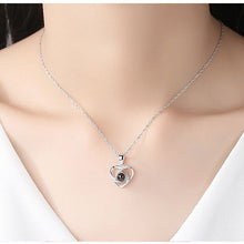 Load image into Gallery viewer, Projection Necklace Heart Shaped Pendant Necklace
