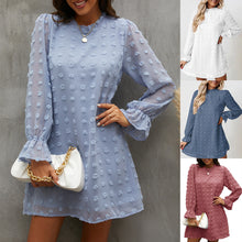 Load image into Gallery viewer, Babydoll Lace Long Sleeve Dress
