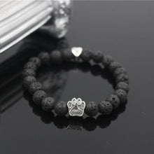 Load image into Gallery viewer, Natural Stone Dog Paw Bracelet
