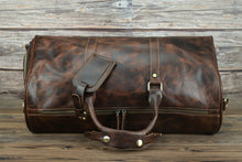 Load image into Gallery viewer, Cowhide Leather Travel Bag
