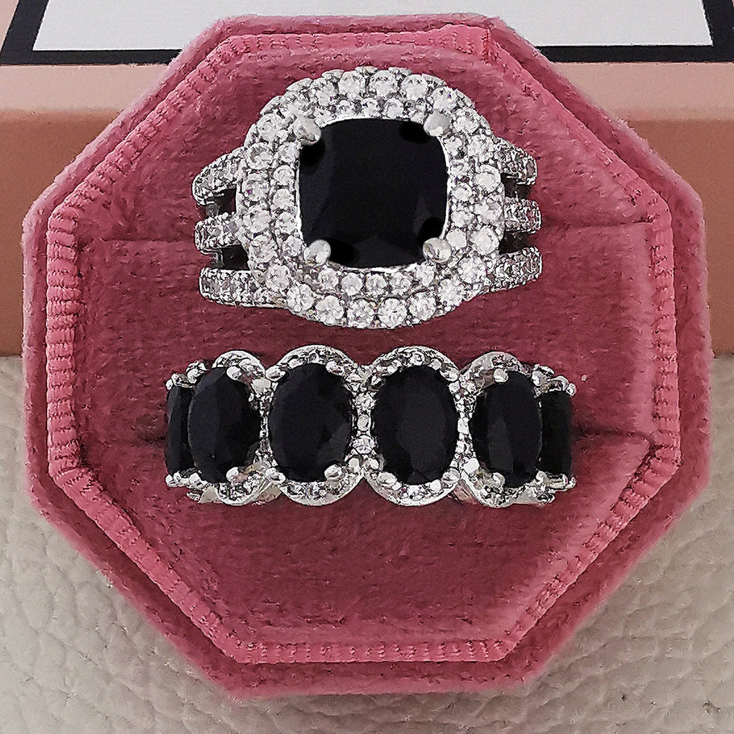 Fashion Two-Piece Diamond Ring