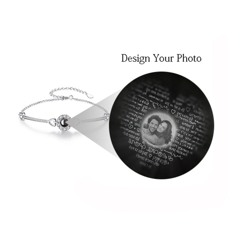 Personalized Nano Projection Color Picture Photo Bracelet