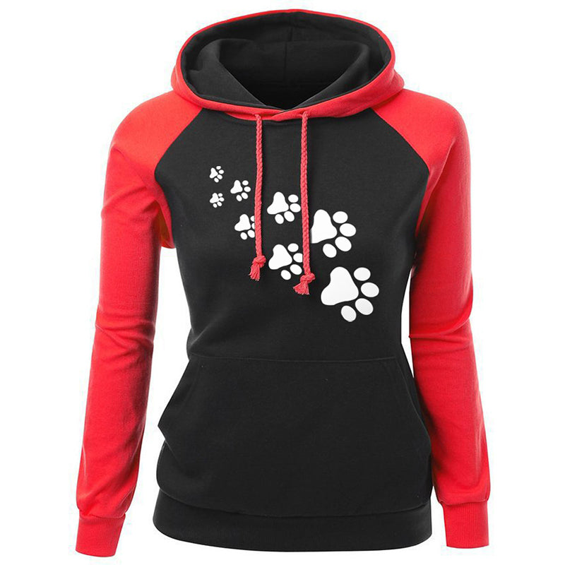 Dog Paw Print Hoodie