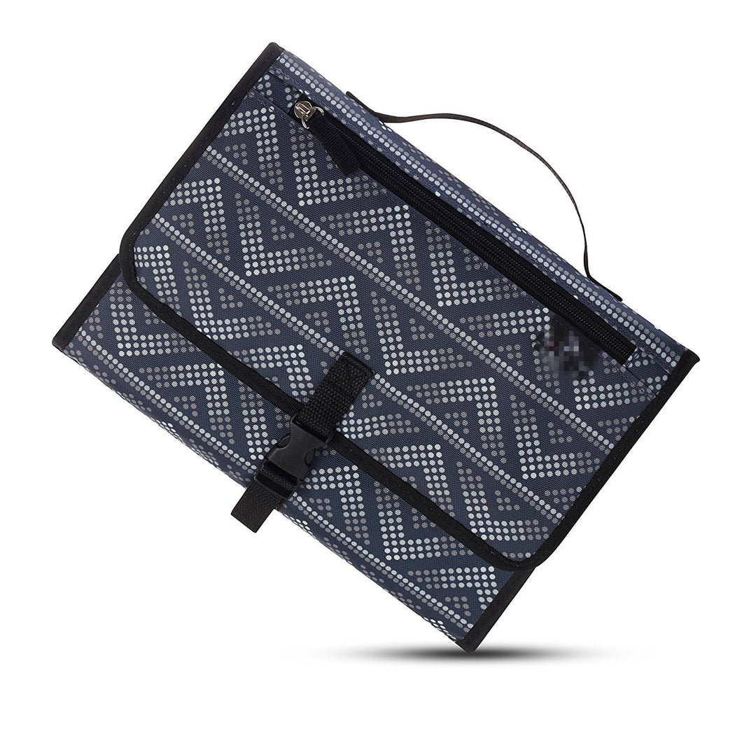 Wristlet On The Go Changing Pad With 2X Side Zip Pockets