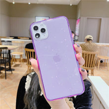 Load image into Gallery viewer, Compatible with Apple, Transparent Glitter Soft Case For iPhone
