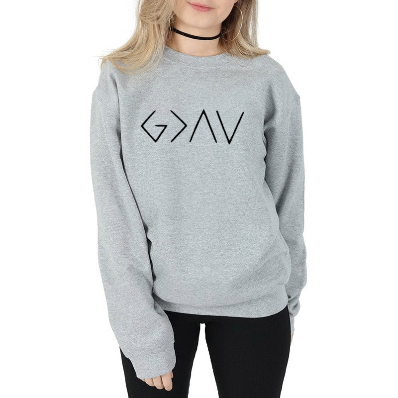 God Is Greater Than The Highs And Lows Crew Sweater