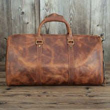 Load image into Gallery viewer, Cowhide Leather Travel Bag
