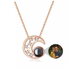 Load image into Gallery viewer, Star Moon Projection Customized Photo Necklace
